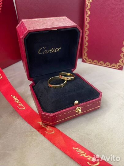 Cartier love обручальные кольца