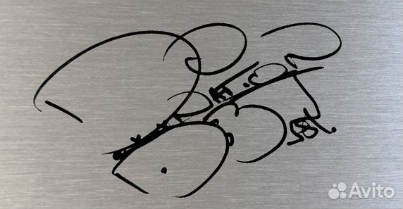 Децл автограф на металле в рамке подарочный