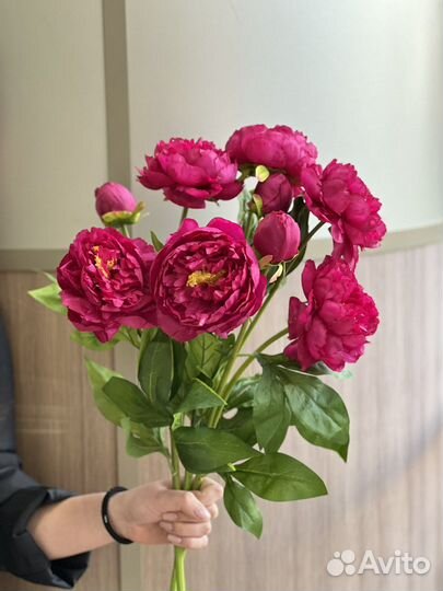 Искусственные цветы пионы