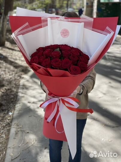 Большие букеты роз с доставкой