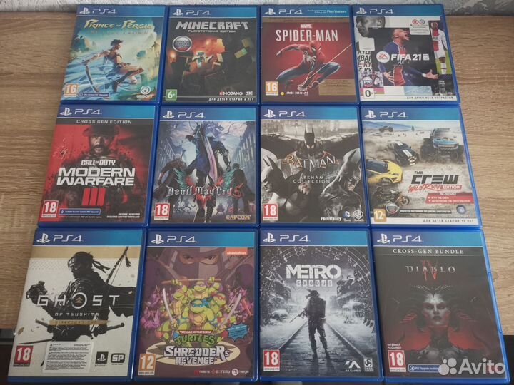 Игры для приставок ps4