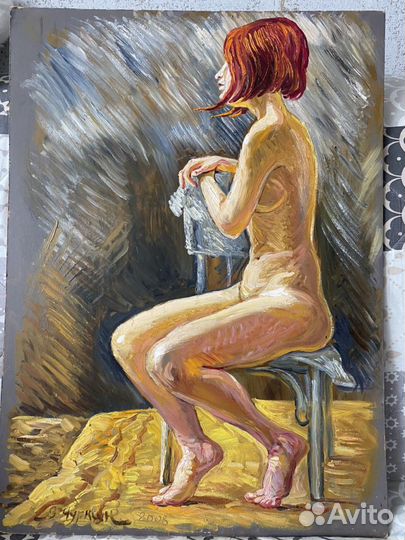 Картина В. Чуркина «Обнажённая натура»