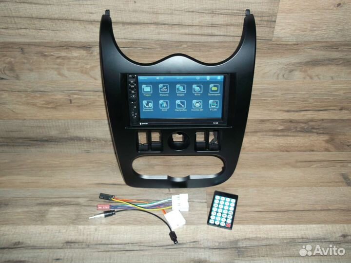 Магнитола 2DIN LADA Largus Bluetooth 7018b