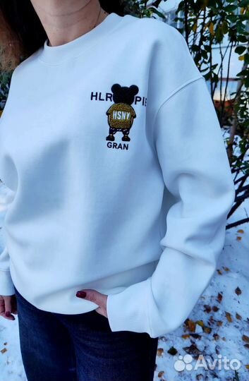 Свитшот вышивка/принт