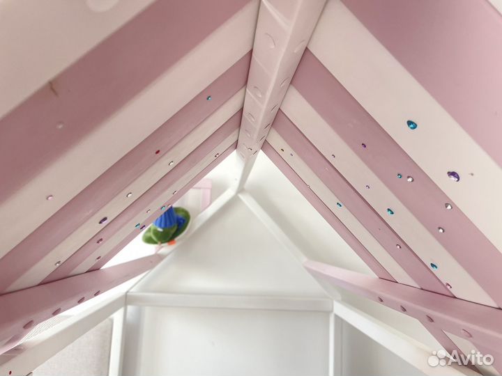 Детская кровать домик с матрасом