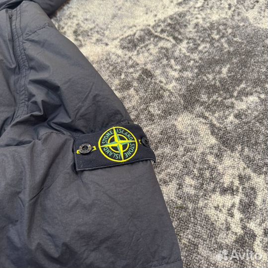 Пуховик Stone Island 40723 garment dyed crinkle re