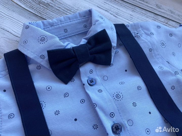 Комплект рубашка и шорты 86 92 98 размер