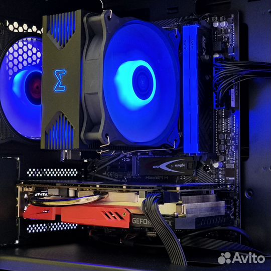 Игровой пк Ryzen 5 5500+RTX 2060super+16gb (новый)