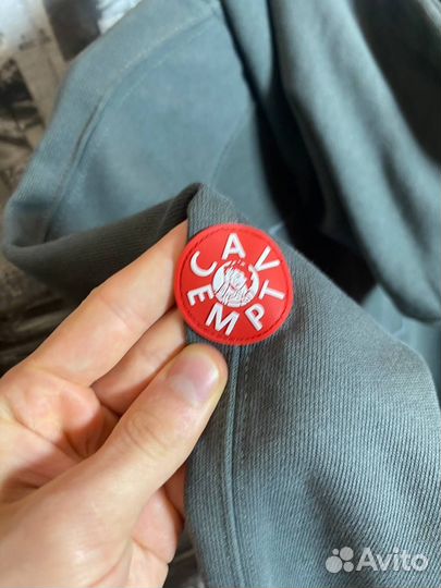 Зип худи CavEmpt базовое серое