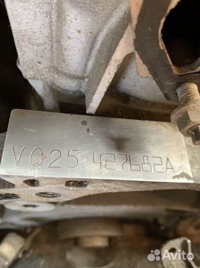 Двигатель на nissan teana j32 2,5 литра