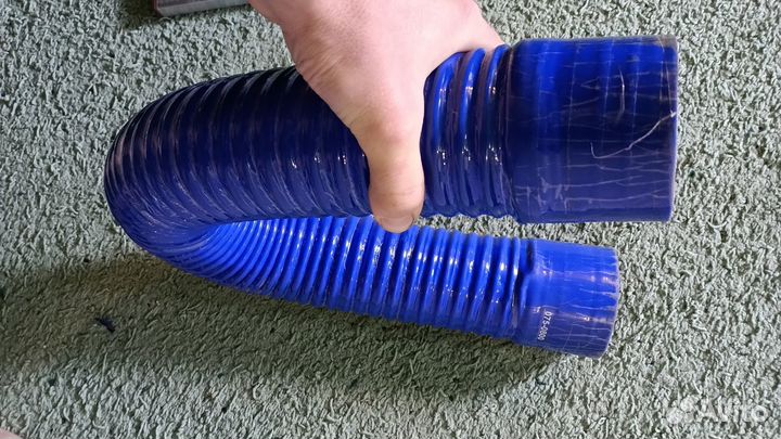 Патрубок силиконовый гофрированный 75мм 800мм