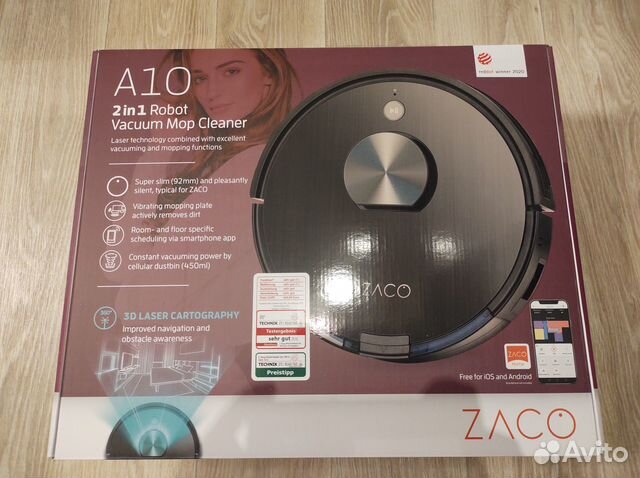 Новый робот-пылесос Zaco A10