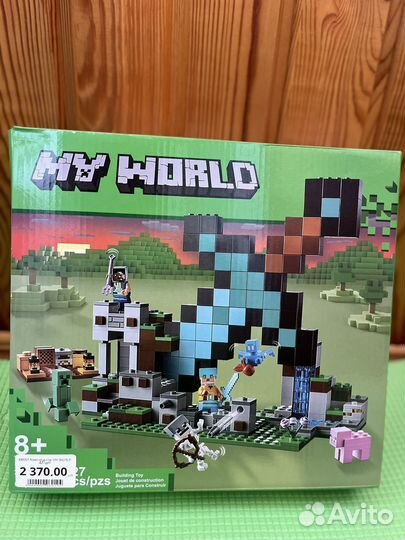 Конструктор Minecraft, My world в асмортименте