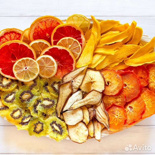 Фрипсы: Сушеные яблоки, бананы, персики, клубника