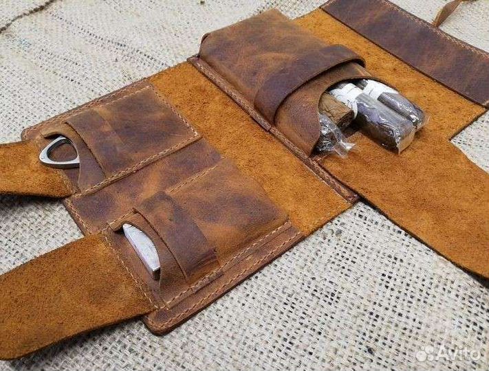 Сумка Несессер для сигар. Скрутка для сигар