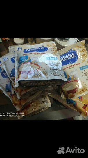 Детская каша молочные и безмолочные