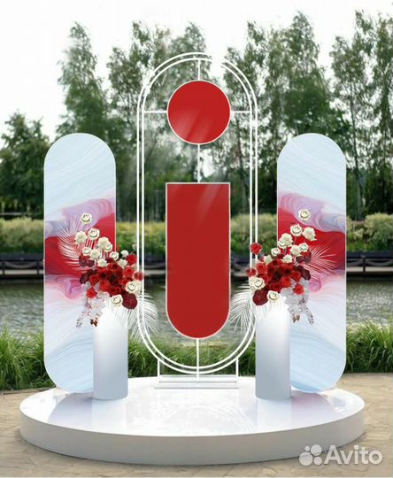 Оформление свадебного зала, выездная регистрация