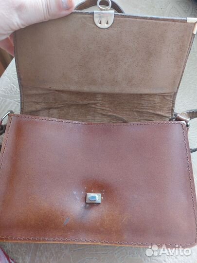 Сумка кожа винтаж