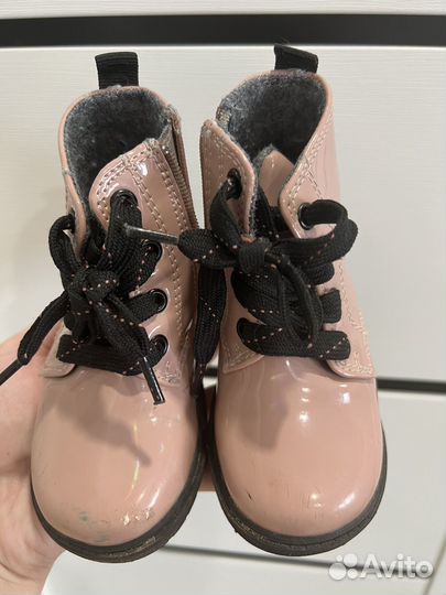 Ботинки демисезонные для девочки 22 размер