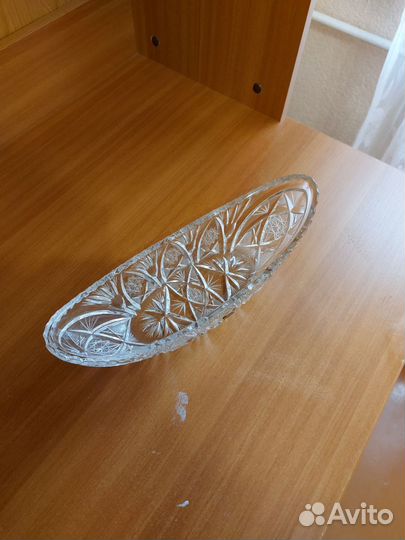 Лпдья хрустальная,винтажная