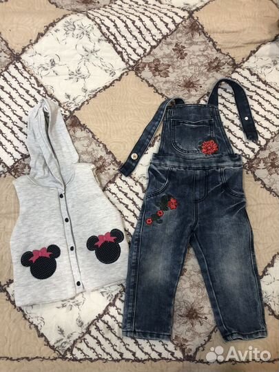 Одежда девочке пакетом 80-86