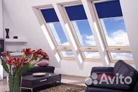 Шторы плиссе на мансардные окна