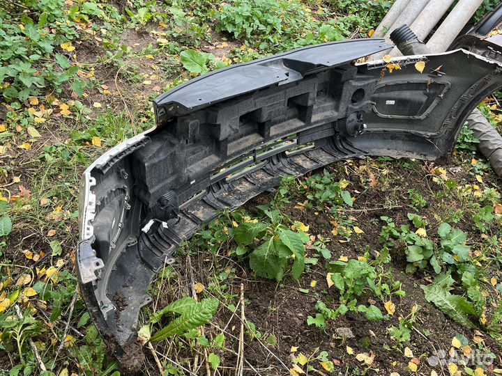 Kia rio x line бампер передний