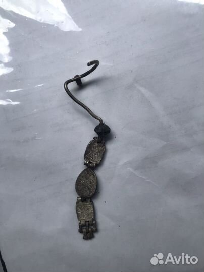 Подвес старинный из серебра