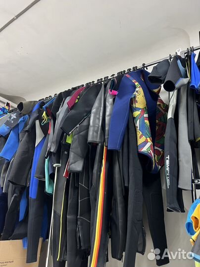 Гидрокостюм женский мужской укороченный детский