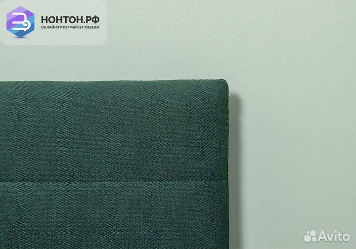 Кровать Амалия темно-зеленая
