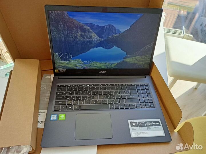 Ноутбук acer intel core i 5 8е поколение