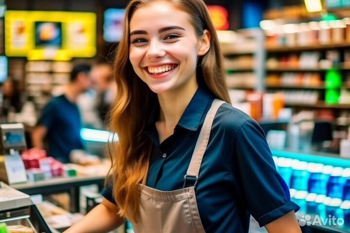 Кассир с еженедельной оплатой - Гибкий график