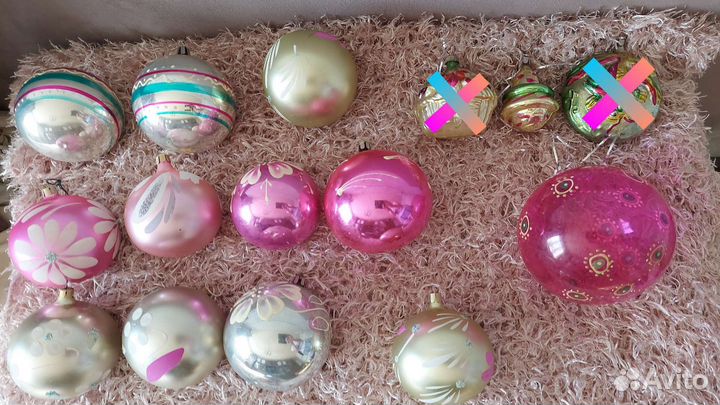 Старые ёлочные игрушки