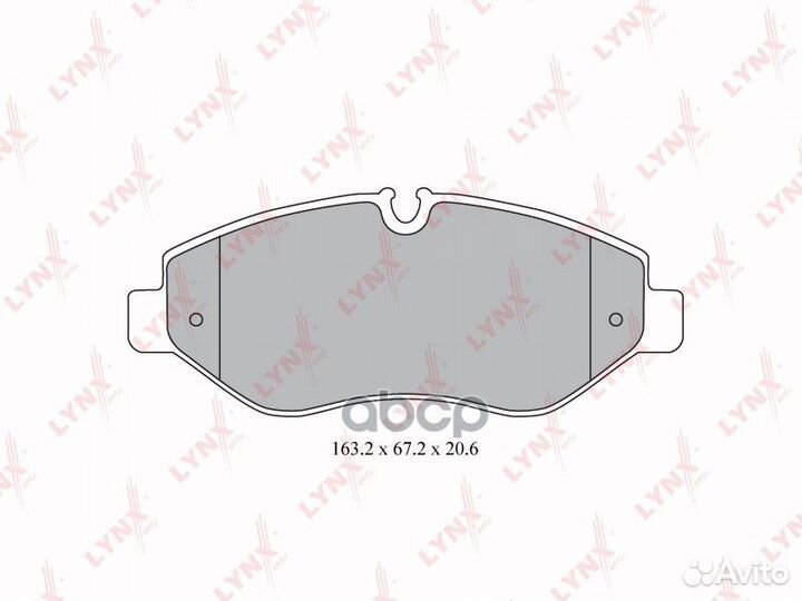 Колодки тормозные дисковые перед BD5341 LYN