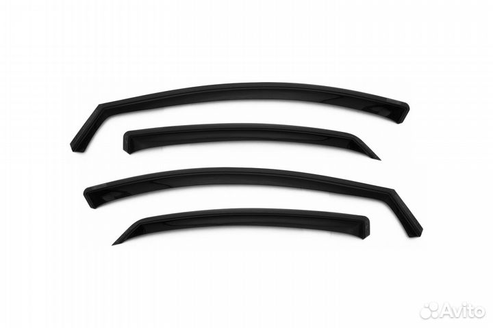 Дефлектор окон, 4 шт., LADA vesta I sd, 2015, вста