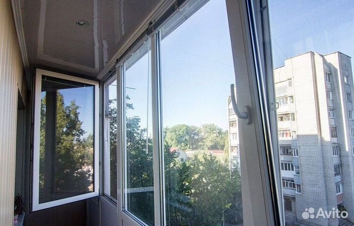 Остекление балконов и лоджий в рассрочку Z4744