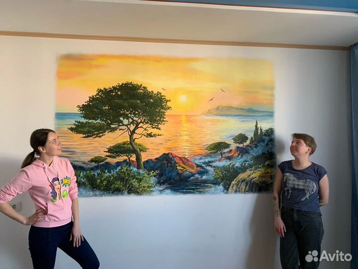 Роспись стен. Картины в Крыму