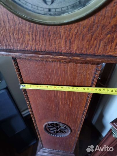 Часы напольные,Канадский дуб,механизм19 века,Франц