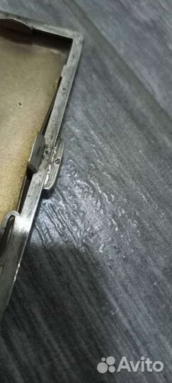 Портсигар серебряный