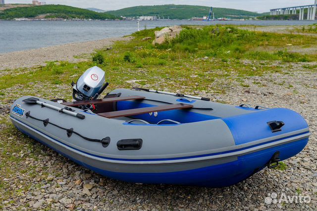 Лодка пвх Stormline Classic Air 360 сине-серая