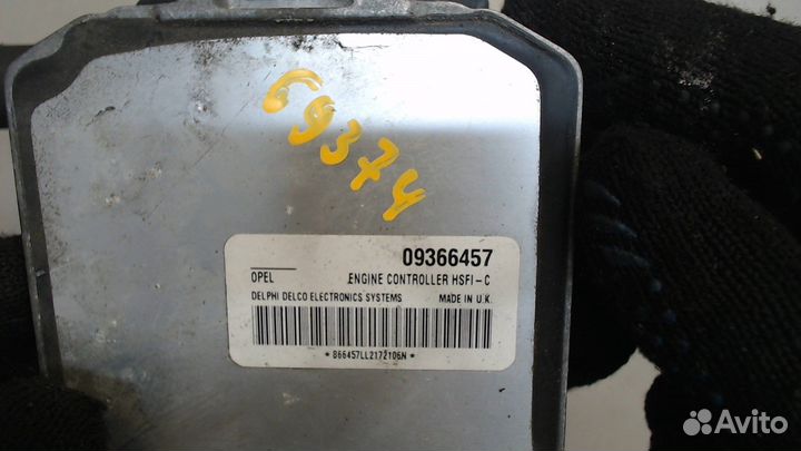 Блок управления двигателем Opel Zafira A, 2000