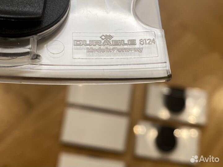 Бэйджики на булавке и зажиме Durable 8124