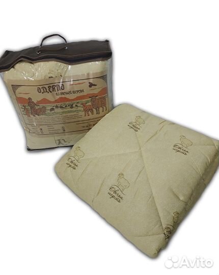Одеяло евро шерсть