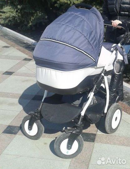 Коляска 2 в 1 индиго