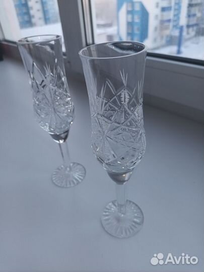 Фужеры хрустальные СССР