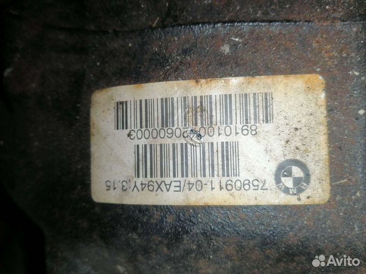 Редуктор задний бмв е70 bmw e70 3.15