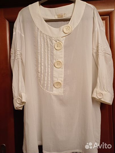 Туника женская х/б 60 62 размер