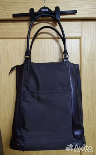 Сумка кожаная для ноутбука HP