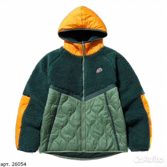Куртка шерпа Nike цветная
