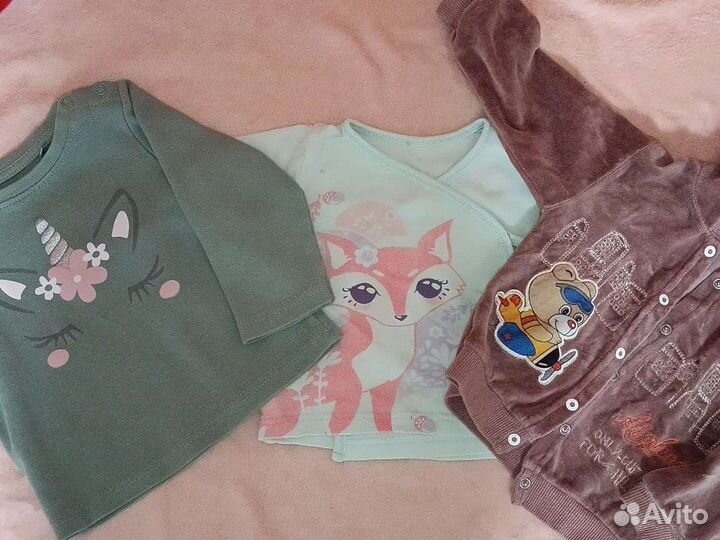 Вещи пакетом на малышку